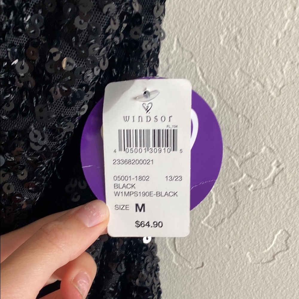 Windsor Raelyn Sequin Mini Party Dress NWT M - Picture 5 of 10